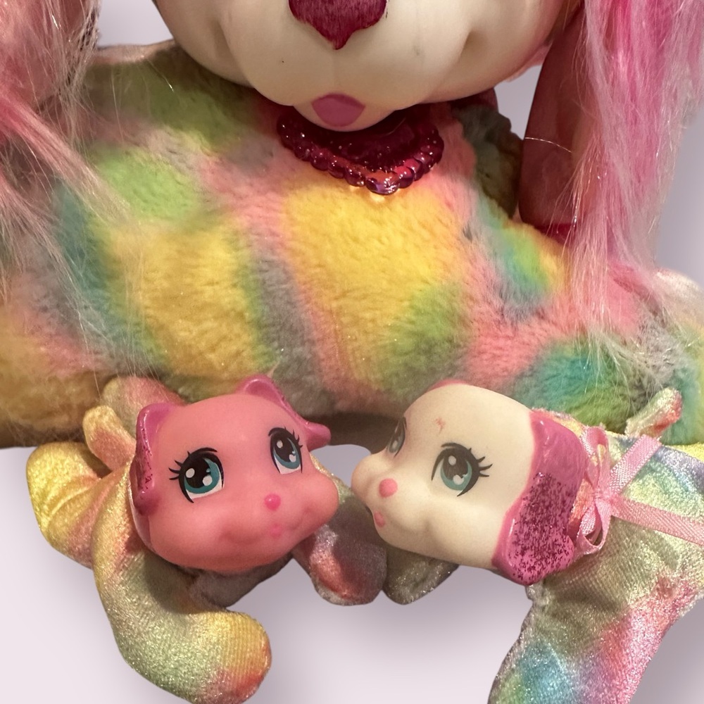2016 Puppy Surprise Colorful Rainbow Glitter Stuffed Animal Toy - Picture 4 of 12